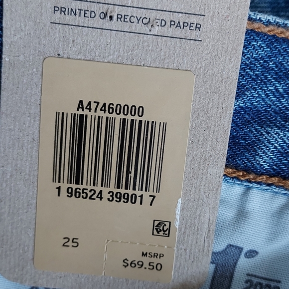 Levi's 501 Denim Jean Shorts Size 25 NEW NWT 150th Anniversary - Picture 13 of 16